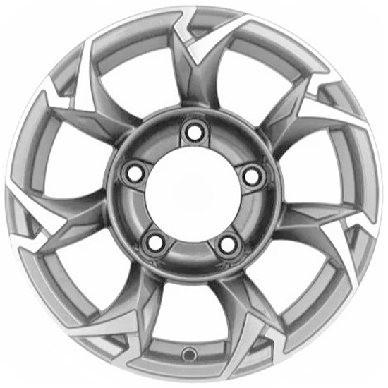 Диск литой 15x5.5J  5x139.7 KHW1505 (Lada Niva 4x4) F-Silver Khomen Wheels  ET5 / 98.5