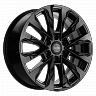 Диск литой 20x8.0J  6x139.7 KHW2010 (LC 300) Black Khomen Wheels  ET60 / 95.1