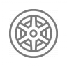 Диск литой 15x6.0J  4x114.3 Джемини-оригинал (КС617) Алмаз черный КиК  ET40 / 66.1
